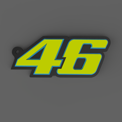 46.png Valentino Rossi Keychain