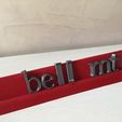 bell mt.jpg BELL font lowercase 3D letters STL file