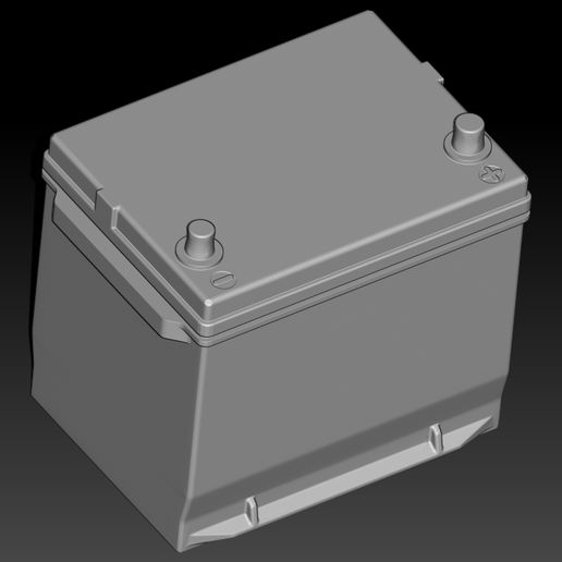 08.jpg Набор батареек - 7 единиц для 3D печати 1/24 и 1/18 масштаба)