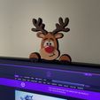 h4.jpg STL file Christmas Reindeer Faces・3D print design to download
