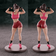 Thumbnail.png Fighter Girl STL file