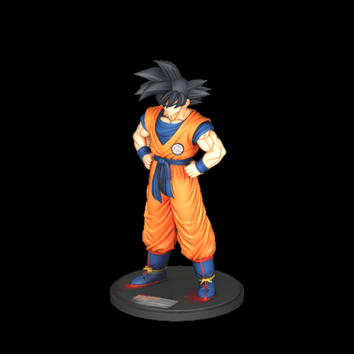 Son Goku (Dragon Ball) - 3D Printable Anime Figurine STL