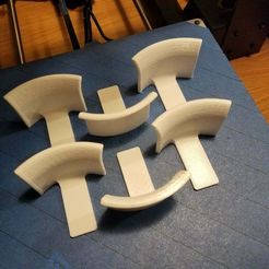Hat hooks attached with Command Strips : r/3Dprinting