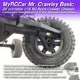 MRCC_MrCrawley_Basic_18.jpg MyRCCar Mr. Crawley Basic. 1/10 RC Rock Crawler Chassis with Customizable Wheelbase from 253 to 313mm