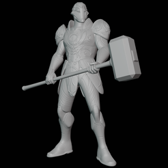 Archivo 3D Mjölnir, el martillo de Thor 🎭・Modelo de impresión 3D para  descargar・Cults