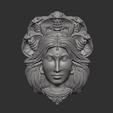 ZGrab03.png Manasa Devi Snake Goddess Bas Relief 3D Model