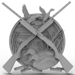 Duck-Hunting.png 3D Model STL File for CNC Router/Laser & 3D Printer Duck Hunting