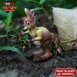 e.jpg Print In Place Cute Flexi Kangaroo