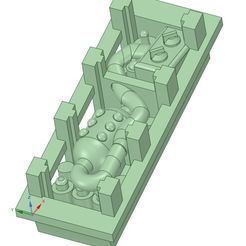 wk1.jpg Download STL file MILLENNIUM FALCON CORRIDOR PARTITION COVER SCALE 1/43 • Design to 3D print, LukeZ