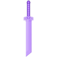 Noctilame 1 2 parts.obj Noctilame dagger,cosplay,Sword,épée