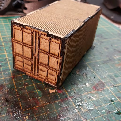 Container Laser Cutter Fichier SVG Container laser cut 42K wargames svg・Objet imprimable en 3D ...