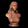11.jpg Gigi Hadid portrait sculpture 3D print model