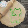 1.jpg Stencil (set). Cat cookie cutter