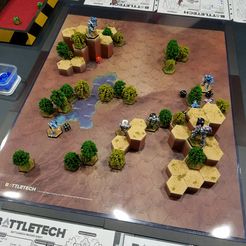 20190727_230552.jpg Free 3D file HEXTECH - Hex Hills - Simple Hex Hills (Free) - Desert Map Pack (Battletech Compatible Hex Hills)・3D printing idea to download