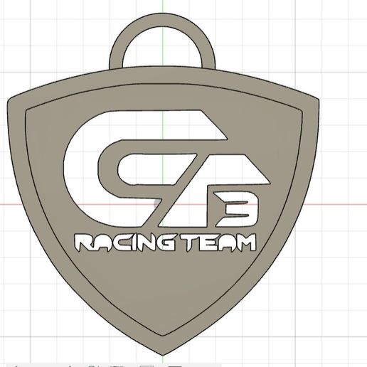 STL file gt3 racing team key ring 🔑 ・3D printable model to download・Cults