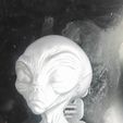 Alien-C_4.jpg 👽 Classic Grey Alien Bust C - Detailed  Model 🛸
