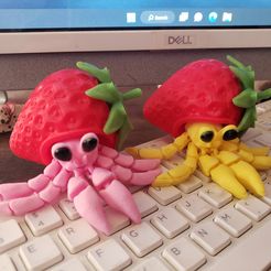 Flexi-Erdbeerkrabbe 🦀🍓