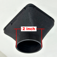 BMW-E36-DUCTO-AIRE-DUCK-AIR-7.png BMW E36 Air Duct for BMW E36 Bumper M, Air Duct - RIGHT and LEFT