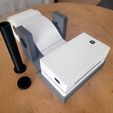20260223_133429.jpg MUNBYN ITPP130B Thermal Printer - All-in-One Printer Stand & Label Roll Holder