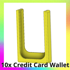 37.png Free STL file Credit card wallet v1・3D printable model to download
