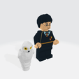 harry-potter-et-hedwige-minifdig.png 12 élèves de Poudlard, Hedwige et 7 accessoires