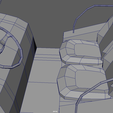 Low_Poly_Golfing_Car_Wireframe_07.png Low Poly golf cart // Design 01