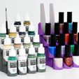 2_bothRacks.jpg Fast-Print Paint Bottle Rack (6 Sizes)