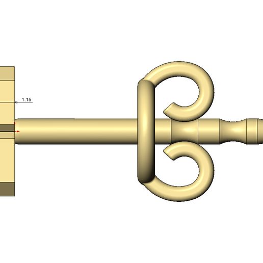 8-number-varsity-Stud-earring-06.jpg 8 восемь номер varsity шрифт серьга-шпилька 3D печать модель 3D печать модель