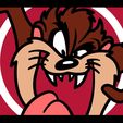 Tazmanian-Devil-Shadow-Box.jpg Diablo de Tasmania - Caja de luz
