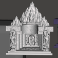 laxmi.png Indian hindu god Temple 3d miniature worship desktop figurine artwork