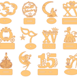2024-02-20-5.png Laser Cut Vector Pack - 100 Birthday Designs For 15 Years