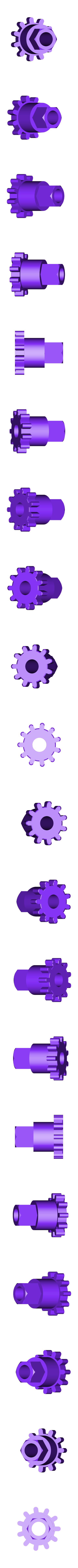 GripFan_Wheel_4A.stl Cool Squeeze - Grip Fan