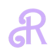R.stl BARBIE Letters and Numbers (old) | Logo