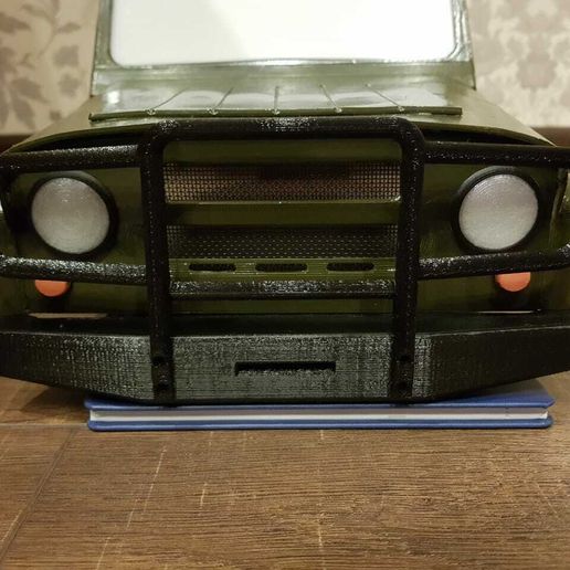 Bumper kengu for RC model - 3D model önizlemesi