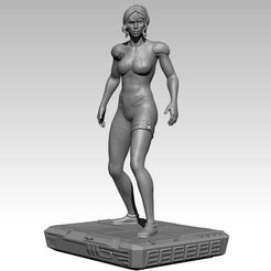 s1.jpg Fichier 3D Figurine Ghost In The Shell - Scarlett Johansen・Plan à imprimer en 3D à télécharger, roanfarley