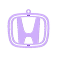 H-llavero.stl HONDA rotating key ring