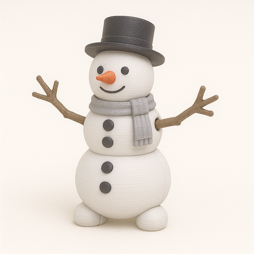 printables articulated snowman