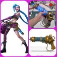 MyCollages-1.jpg Jinx Original Skin cosplay gun