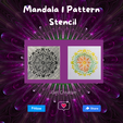Mandala | Pattern’ afer € Ld j mera Gute SNS 3 a ‘ i / Follow ~ A Share bd of Pa Mandala 1 Pattern Stencil