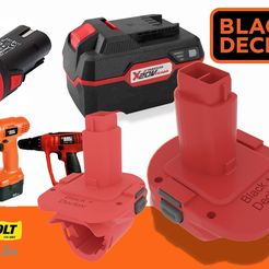 Porter Cable 20V wall Charger mount/Black and Decker by JXC, Download free  STL model