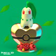 1.png Chikorita heart /valentine's day