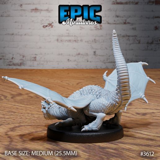 🐉 White Dragon Wyrmling Set ‧ DnD Miniature ‧ Tabletop Miniatures ...