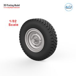 000 (1).jpg 3D file Vehicle wheels 1/32・3D printing model to download