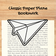 Classic-Paper-Plane-Bookmark-1.png Marque-page avion - Avion en papier