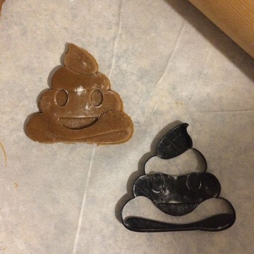 Poo Emoji Cookie Cutter 3D model