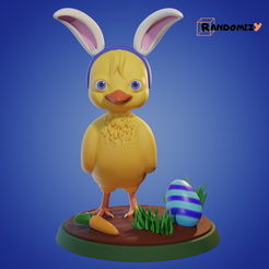 8.png 3D file Pyogi Easter Little Chicken・3D printer model to download, RandomizY