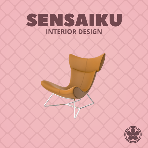 Miniature Replica 1:12 Henrik Pedersen 29. Imola Chair for Miniature Dollhouse - 3D Print Instant Download - Miniature Furniture Designer Series