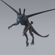 0015.png Makara beast  - rigged / posable [stl included ]