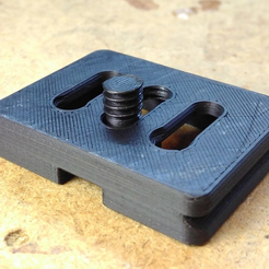 Capture d’écran 2017-07-27 à 16.22.54.png STL-Datei Tripod quick release plate kostenlos・3D-druckbares Modell zum herunterladen