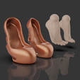 untitled.158.png 9 3d shoes / model for bjd doll / 3d printing / 3d doll / bjd / ooak / stl / articulated dolls / file